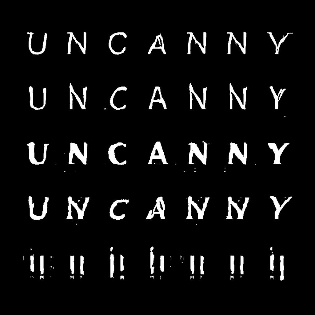 Imagen de Uncanny Values - Ai font